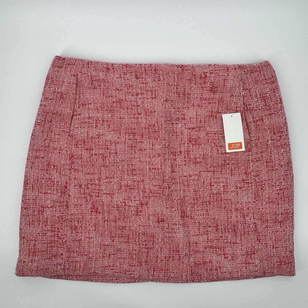 Joe Fresh Pink Tweed Mini Skirt Size 14 NWT‎ Preppy Barbiecore Coquette Chic
